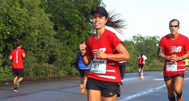 Julia corre a Maratona do Rio 2018