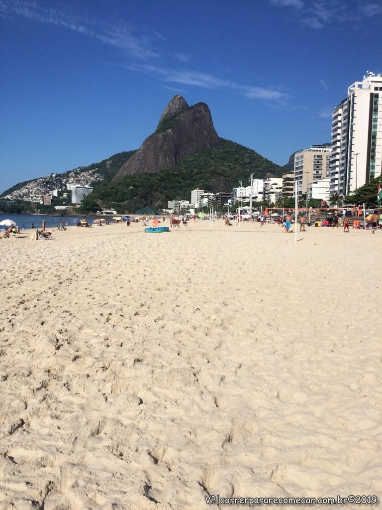 Final da corrida na Praia do Leblon Verão 2019