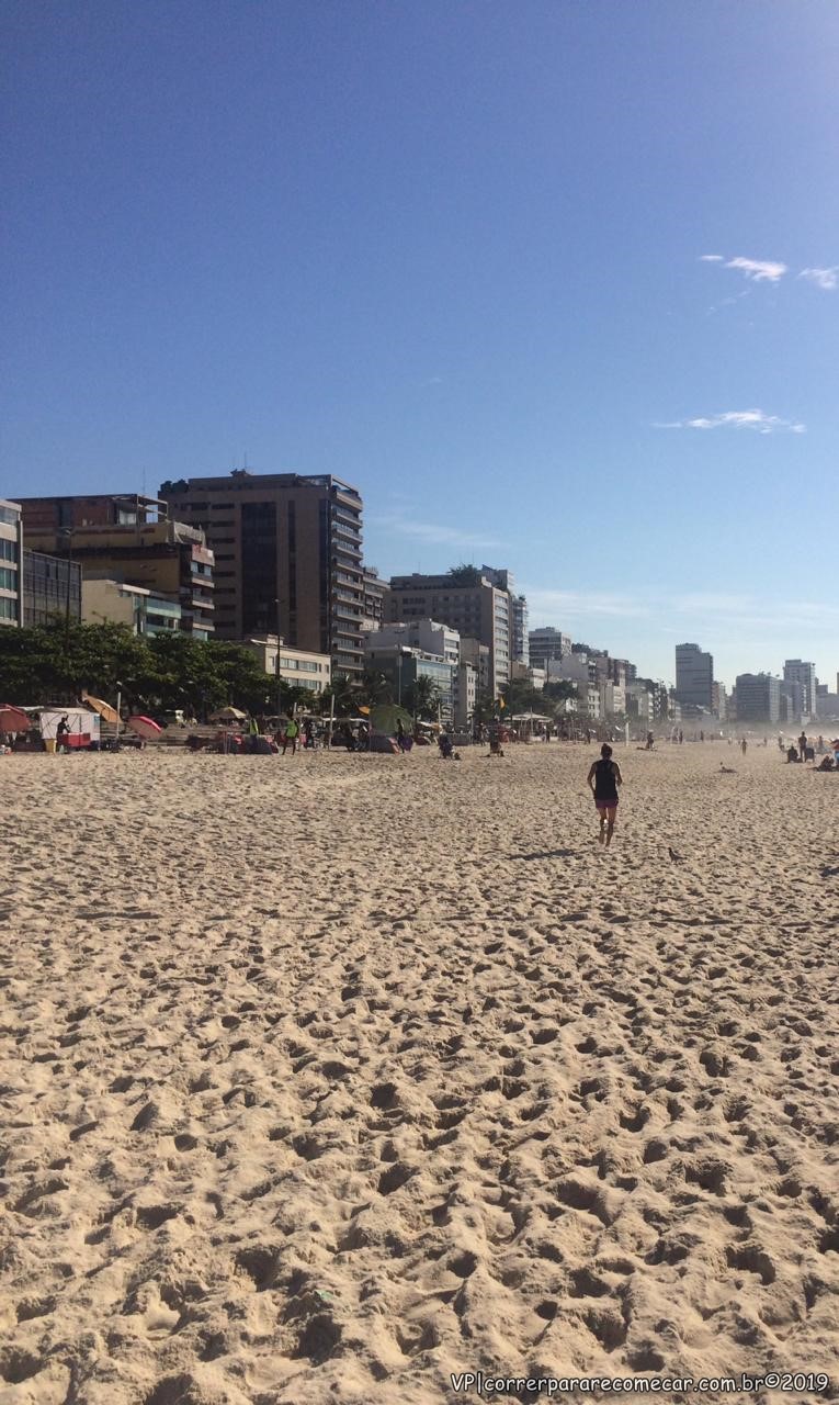 coragem para correr com o sol bem quente