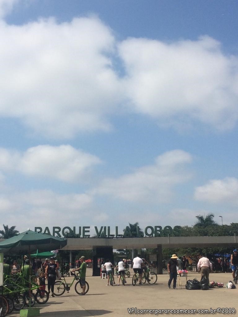 entrada do Parque Villa Lobos em São Paulo