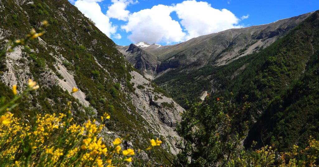 A caminhada do Coulomp - trilha até Source du Coulomp